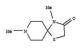 1-Thia-4,8-diazaspiro[4.5]decan-3-one,4,8-dimethyl-(8ci) Structure,802897-55-8Structure