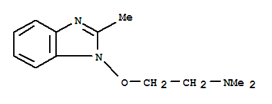 (8ci)-1-[2-(二甲基氨基)乙氧基]-2-甲基-苯并咪唑结构式_803609-61-2结构式