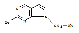 7H-pyrrolo[2,3-d]pyrimidine,7-benzyl-2-methyl-(8ci) Structure,803611-37-2Structure