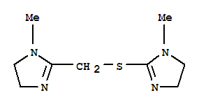 (8ci)-2,2-(亚甲基硫代)双[1-甲基-2-咪唑啉结构式_803629-52-9结构式