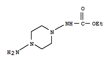 (9ci)-(4-氨基-1-哌嗪)-氨基甲酸乙酯结构式_803633-59-2结构式
