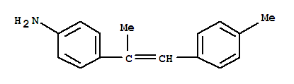 Benzenamine, 4-[1-methyl-2-(4-methylphenyl)ethenyl]-(9ci) Structure,803636-30-8Structure