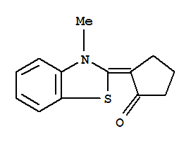 Cyclopentanone, 2-(3-methyl-2(3h)-benzothiazolylidene)-(9ci) Structure,80419-42-7Structure