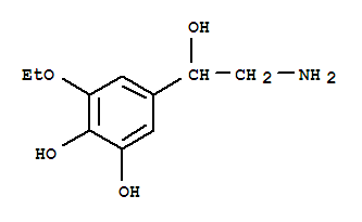 1,2-Benzenediol, 5-(2-amino-1-hydroxyethyl)-3-ethoxy-(9ci) Structure,804427-11-0Structure