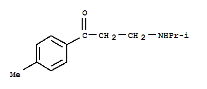 (9ci)-3-[(1-甲基乙基)氨基]-1-(4-甲基苯基)-1-丙酮结构式_804428-57-7结构式