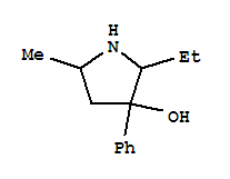 (9ci)-2-乙基-5-甲基-3-苯基-3-吡咯烷醇结构式_804432-67-5结构式