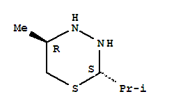 2H-1,3,4-thiadiazine,tetrahydro-5-methyl-2-(1-methylethyl)-,trans-(9ci) Structure,80494-44-6Structure