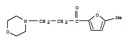 (9ci)-1-(5-甲基-2-呋喃)-3-(4-吗啉)-1-丙酮结构式_805180-85-2结构式