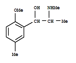 Benzenemethanol, 2-methoxy-5-methyl-alpha-[1-(methylamino)ethyl]-(9ci) Structure,805180-92-1Structure