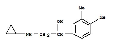 Benzenemethanol, alpha-[(cyclopropylamino)methyl]-3,4-dimethyl-(9ci) Structure,805181-76-4Structure