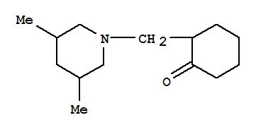 Cyclohexanone, 2-[(3,5-dimethyl-1-piperidinyl)methyl]-(9ci) Structure,805182-34-7Structure