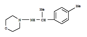 4-Morpholinamine,n-[1-(4-methylphenyl)ethyl]-(9ci) Structure,805192-74-9Structure