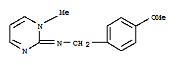 Benzenemethanamine, 4-methoxy-n-(1-methyl-2(1h)-pyrimidinylidene)-(9ci) Structure,805196-35-4Structure