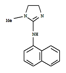 1H-imidazol-2-amine,4,5-dihydro-1-methyl-n-1-naphthalenyl-(9ci) Structure,805201-65-4Structure