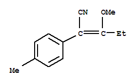 Benzeneacetonitrile, alpha-(1-methoxypropylidene)-4-methyl-(9ci) Structure,805235-79-4Structure