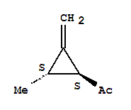 Ethanone, 1-(2-methyl-3-methylenecyclopropyl)-, trans-(9ci) Structure,80587-41-3Structure