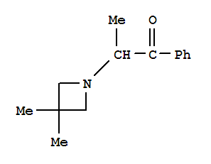 (9ci)-2-(3,3-二甲基-1-氮杂啶)-1-苯基-1-丙酮结构式_805945-20-4结构式