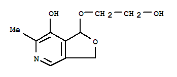 (9ci)-1,3-二氢-1-(2-羟基乙氧基)-6-甲基-呋喃并[3,4-c]吡啶-7-醇结构式_805945-95-3结构式