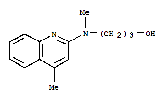 (9ci)-3-[甲基(4-甲基-2-喹啉)氨基]-1-丙醇结构式_805948-38-3结构式