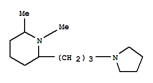 (9ci)-1,2-二甲基-6-[3-(1-吡咯烷)丙基]-哌啶结构式_805957-73-7结构式