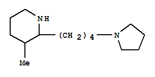 (9CI)-3-甲基-2-[4-(1-吡咯烷)丁基]-哌啶结构式_805976-86-7结构式