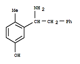 (9CI)-3-(1-氨基-2-苯基乙基)-4-甲基-苯酚结构式_806603-61-2结构式