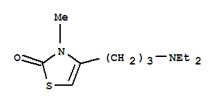 2(3H)-thiazolone,4-[3-(diethylamino)propyl]-3-methyl-(9ci) Structure,806619-10-3Structure