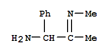 Benzenemethanamine,-alpha--[1-(methylimino)ethyl]- Structure,806623-67-6Structure