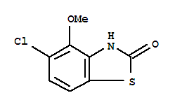 2(3H)-benzothiazolone,5-chloro-4-methoxy-(9ci) Structure,80689-17-4Structure