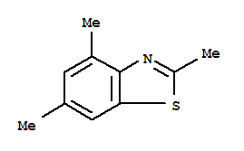 Benzothiazole, 2,4,6-trimethyl-(9ci)Structure,80689-37-8Structure Benzothiazole, 2,4,6-trimethyl-(9ci) Structure,80689-37-8Structure