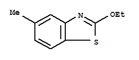(9ci)-2-乙氧基-5-甲基-苯并噻唑结构式_80689-45-8结构式