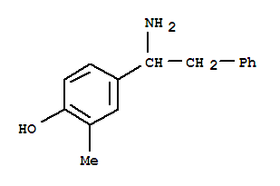 (9CI)-4-(1-氨基-2-苯基乙基)-2-甲基-苯酚结构式_807267-74-9结构式