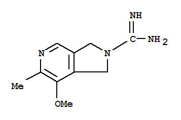 (9ci)-1,3-二氢-7-甲氧基-6-甲基-2H-吡咯并[3,4-c]吡啶-2-羧酰胺结构式_807287-37-2结构式