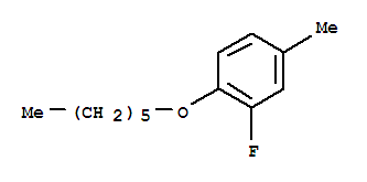 Benzene, 2-fluoro-1-(hexyloxy)-4-methyl-(9ci) Structure,807335-80-4Structure