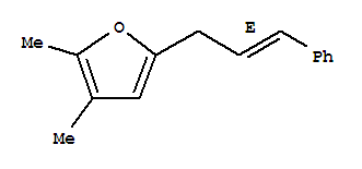 (9ci)-2,3-二甲基-5-[(2e)-3-苯基-2-丙烯基]-呋喃结构式_807369-96-6结构式