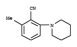(9ci)-2-甲基-6-(1-哌啶基)-苯甲腈结构式_808133-84-8结构式