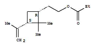 (1r,3s)-(9ci)-2,2-二甲基-3-(1-甲基乙烯)-环丁烷乙醇结构式_808229-87-0结构式