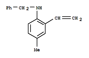 Benzenemethanamine, n-(2-ethenyl-4-methylphenyl)-(9ci) Structure,809231-07-0Structure