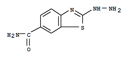 6-Benzothiazolecarboxamide,2-hydrazino-(9ci) Structure,80945-71-7Structure