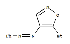 (9ci)-5-乙基-4-(苯基氮杂)-异噁唑结构式_810672-69-6结构式