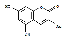 2H-1-benzopyran-2-one, 3-acetyl-5,7-dihydroxy-(9ci) Structure,810676-37-0Structure