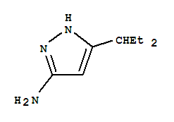 1H-pyrazol-3-amine, 5-(1-ethylpropyl)- Structure,81114-33-2Structure