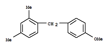 Benzene, 1-[(4-methoxyphenyl)methyl]-2,4-dimethyl-(9ci) Structure,811784-15-3Structure