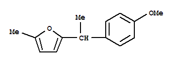 (9ci)-2-[1-(4-甲氧基苯基)乙基]-5-甲基-呋喃结构式_811784-21-1结构式