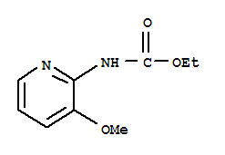 (9ci)-(3-甲氧基-2-吡啶)-氨基甲酸乙酯结构式_81211-73-6结构式
