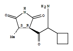 2,5-Pyrrolidinedione, 3-(aminocyclobutylacetyl)-4-methyl-, (3r,4s)-(9ci) Structure,812630-88-9Structure