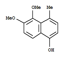 (9ci)-5,6-二甲氧基-4-甲基-1-萘酚结构式_812646-84-7结构式