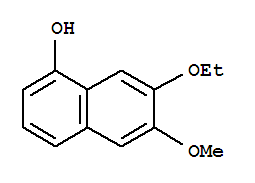 (9ci)-7-乙氧基-6-甲氧基-1-萘酚结构式_812646-87-0结构式