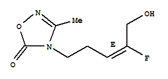 1,2,4-Oxadiazol-5(4h)-one,4-[(3e)-4-fluoro-5-hydroxy-3-pentenyl]-3-methyl-(9ci) Structure,812675-87-9Structure