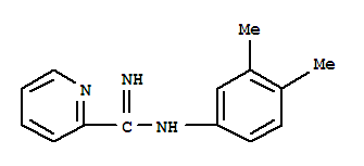 (9ci)-n-(3,4-二甲基苯基)-2-吡啶羧酰胺结构式_812692-64-1结构式